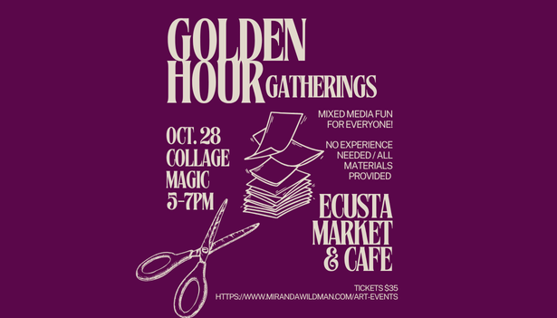 Instagram Post Ecusta Cafe Golden Hour Art Party Series by Miranda (615 x 351 px)