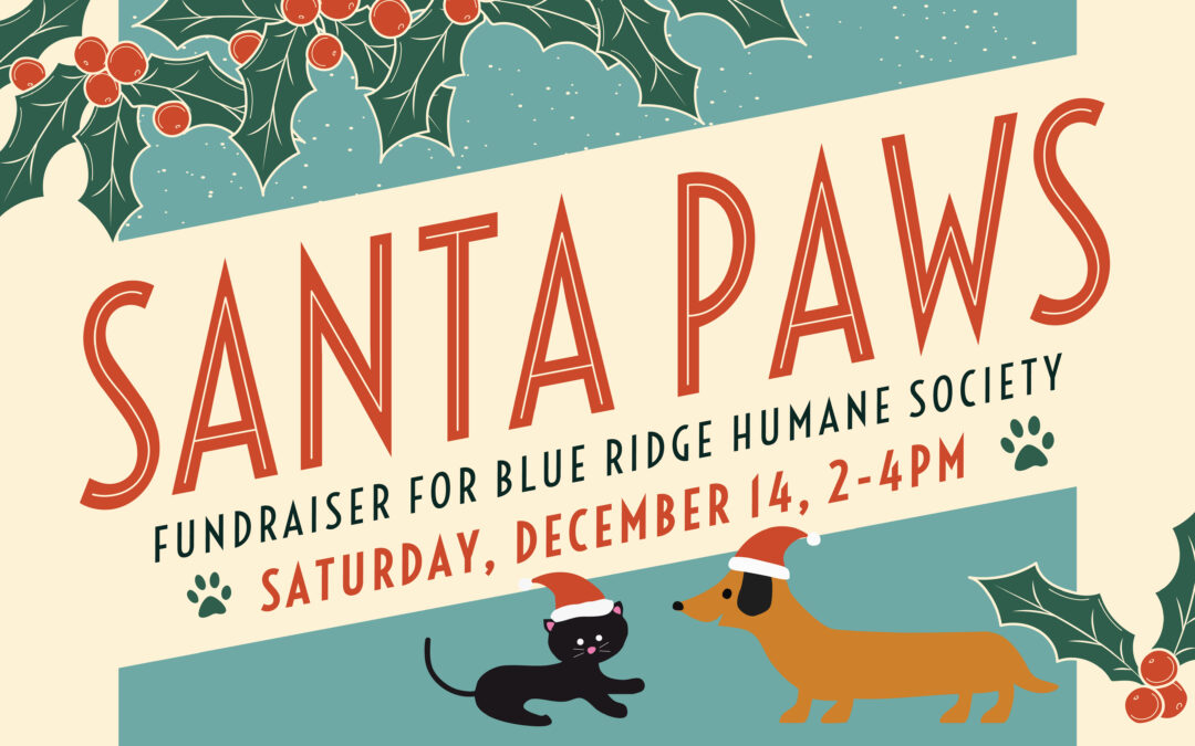 Santa Paws for Blue Ridge Humane Society at Trailside Brewery