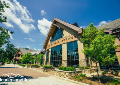 modern building with blue sky