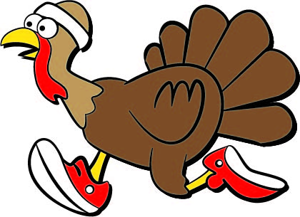 graphic running turkey