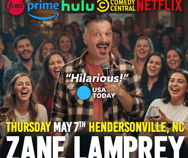 Comedian Zane Lamprey in Hendersonville, NC