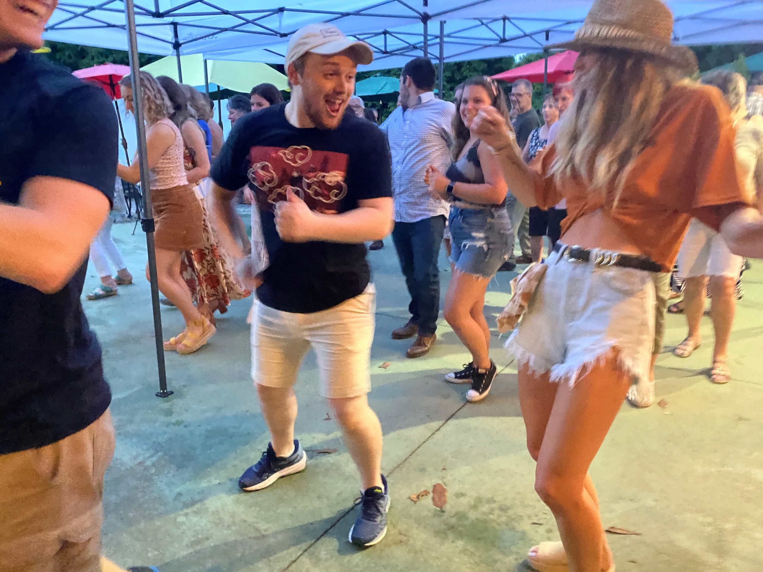 group of people dancing