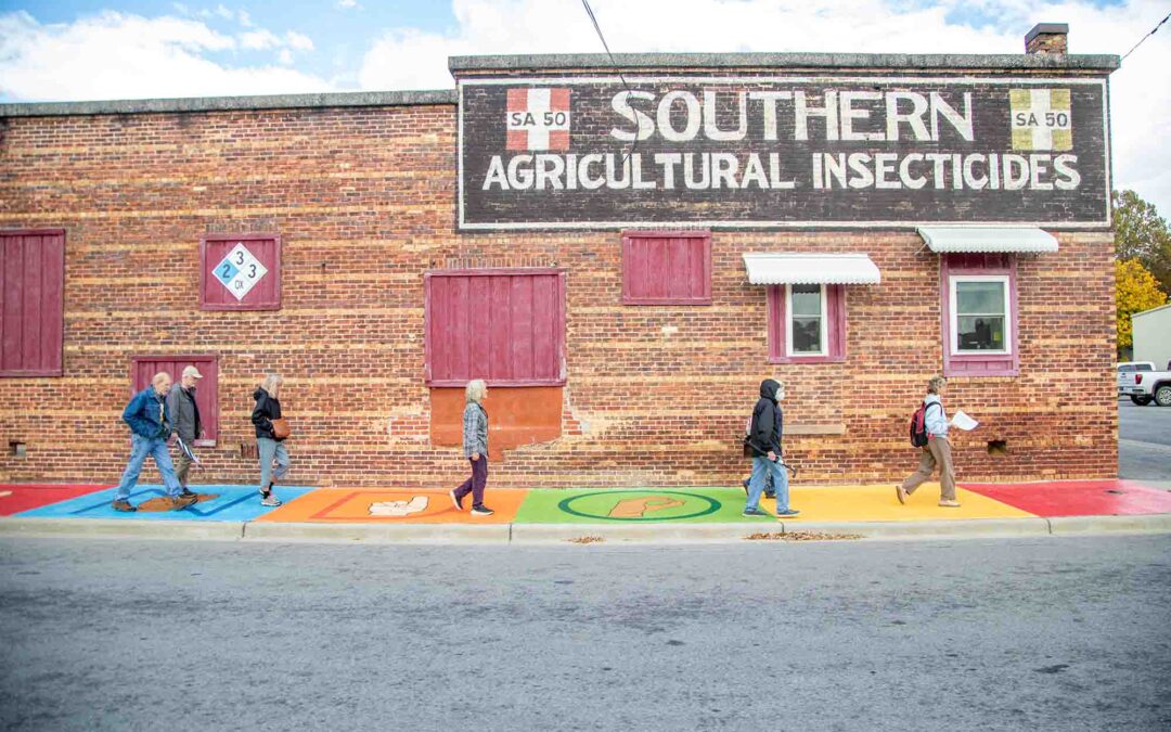 Guided History Walks with Mary Jo Padgett Murals, Mosaic, and Ghost Signs